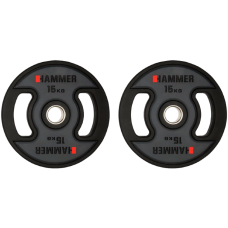 Олімпійські диски професійні Hammer PU Weight Discs 2x15 кг, код: 17044-S25