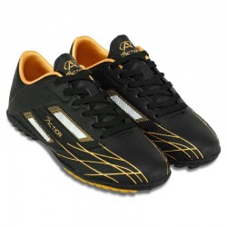 Сороконіжки футбольні Pro Action розмір 35, чорний-золотий, код: VL21883-TF-BKG_35
