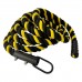 Канат для лазіння Orlins CrossFit х/б 4 м, діаметр 40 мм з кронштейном, жовто-чорний, код: RO-203