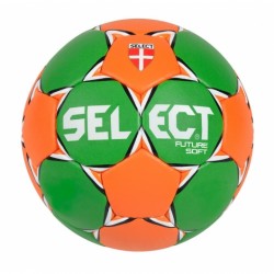 М"яч гандбольний Select Future Soft №00, зелено-жовтогарячий, код: 5703543077595