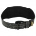 Пояс атлетичний шкіряний Velo S ширина-15см, чорний-золотий, код: VL-9738_S
