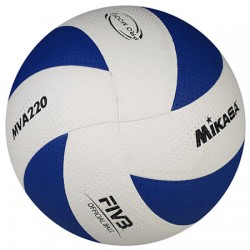 М"яч волейбольний Mikasa №5, синій-білий, код: MVA220BB-WS М"яч волейбольний Mikasa №5, синій-білий, код: MVA220BB-WS