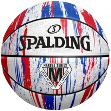 М"яч баскетбольний Spalding Marble Ball №7, червоний-білий-синій, код: 689344406497