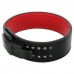Пояс для пауерліфтингу з карабіном шкіряний Mdbuddy Weightlifting Belt S, чорний-червоний, код: TA-3231_SBKR