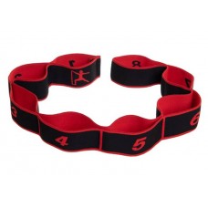 Еспандер стрічка EasyFit з петлями для тренувань червоний, код: EF-1684-R-EF Еспандер стрічка EasyFit з петлями для тренувань червоний, код: EF-1684-R-EF