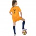 Форма футбольна дитяча PlayGame із символікою Real Madrid Vini 7 гостьова 2025, розмір 28, зріст 145-150, помаранчевий, код: CO-4644_28