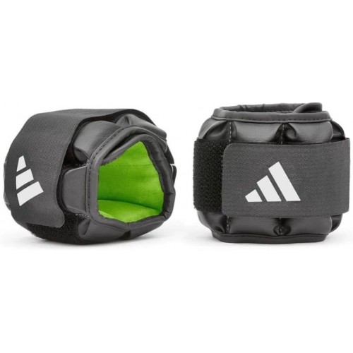 Обважнювачі на ноги і руки Adidas Performance Ankle 0.5 кг, чорний-зелений, код: 885652021685 Обважнювачі на ноги і руки Adidas Performance Ankle 0.5 кг, чорний-зелений, код: 885652021685