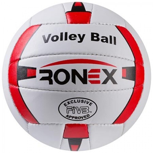 М"яч волейбольний Ronex Orignal Grippy №5 червоний /білий, код: RXV-2R-WS