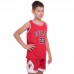 Форма баскетбольна дитяча NBA клуб Chicago Bulls 23 XL (9-10 років), 134-150см, червоний-білий, код: 5351_XLRW