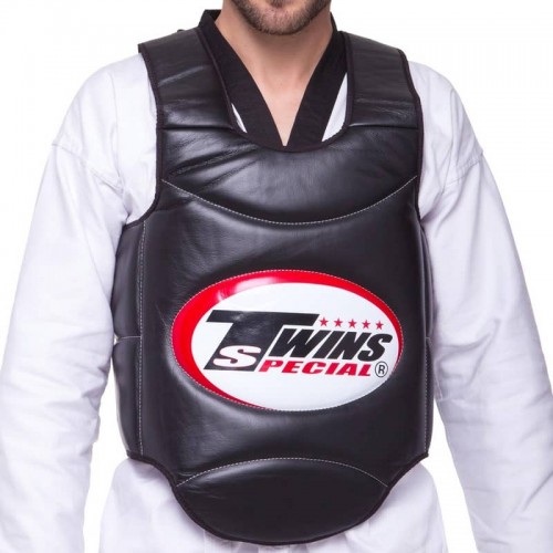 Захист корпусу (жилет) для єдиноборств Twins XL, чорний, код: BOPL1_XLBK Захист корпусу (жилет) для єдиноборств Twins XL, чорний, код: BOPL1_XLBK