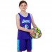 Форма баскетбольна дитяча NB-Sport Lakers XL (9-10 років), 135-150см, фіолетовий-блакитний, код: BA-9970_XLVN