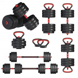 Гантелі з функцією штанги 6в1 Fit-On 73кг, код: 2030-0073