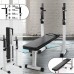 Тренажерна багатофункціональна лава Physionics, вантажопідйомність 200 кг, код: M-10161604-IN