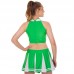 Костюм для чирлідінгу (спідниця, топ) Lidong XL (46-48), зелений-білий, код: LD-7022_XLGW Костюм для чирлідінгу (спідниця, топ) Lidong XL (46-48), зелений-білий, код: LD-7022_XLGW