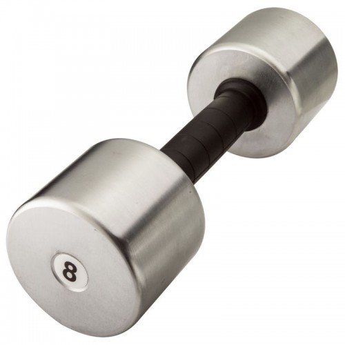 Гантель InterAtletika 1х8 кг, хром, код: ST541-8-IA