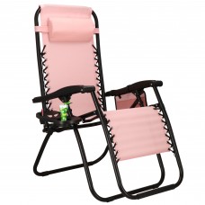 Шезлонг (крісло-лежак) для пляжу, тераси та саду Springos Zero Gravity, код: GC0027
