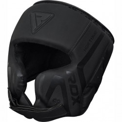 Боксерський шолом RDX T15 Noir Cheek Protector Matte Black  XL, код: HGR-T15MB-XL
