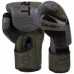 Рукавички боксерські Zelart 14oz, чорний-зелений, код: BO-2533_14BKG