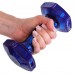 Гантель для фітнесу з TPU покриттям Zelart Jelly Urethane Coated Dumbbells 1х2,3кг, фіолетовий, код: TA-2946-5LB-S52