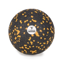 Масажний м"яч Cornix EPP Ball 8 см, чорний-жовтий, код: XR-0129