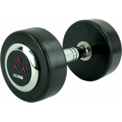 Гумова гантель Spartan 1х12,5 кг, код: M-12728260-IN