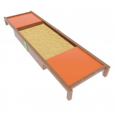 Пісочниця з кришкою Miros 5200х1500х400 мм, код: DIO207.4