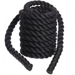 Канат для кроссфіта Zelart Combat Battle Rope 9000х38 мм, чорний, код: FI-5311-9