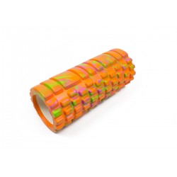 Масажний ролик EasyFit Grid Roller 33 см v.1.1 (Multi) оранжевий, код: EF-2021-O