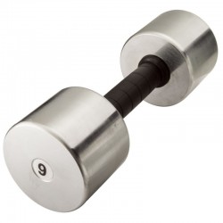 Гантель InterAtletika 1х9 кг, хром, код: ST541-9-IA