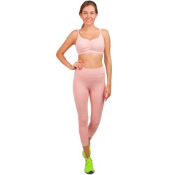 Комплект спортивний жіночий (лосини та топ) V&X L, 46-48, рожевий, код: WX1168-CK1159_LP