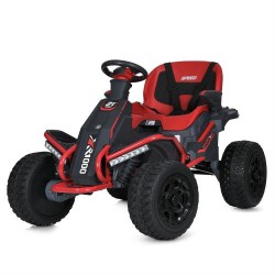 Дитячий електрокарт Bambi Racer чорний-червоний, код: 6903317707553