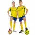 Форма футбольна дитяча PlayGame із символікою AL Nassr домашня 2025, розмір 30, зріст 150-160, жовтий-синій, код: CO-4653_30