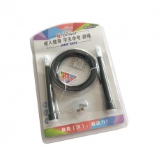 Скакалка для кросфіту SNS TS-G2734 280 см, чорний, код: 50009-SNS