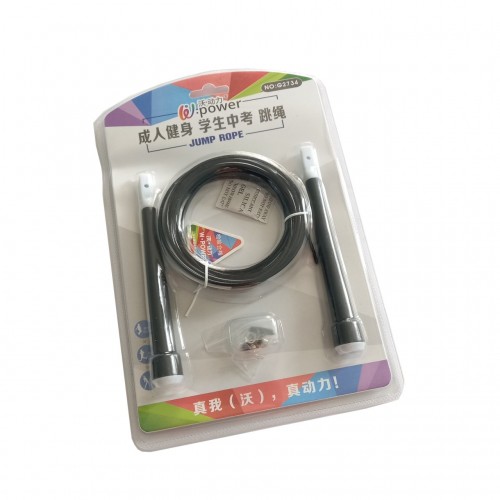 Скакалка для кросфіту SNS TS-G2734 280 см, чорний, код: 50009-SNS Скакалка для кросфіту SNS TS-G2734 280 см, чорний, код: 50009-SNS