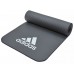 Килимок для тренуваннь Adidas Fitness Mat 1830х610х10 мм, сірий, код: 885652020190