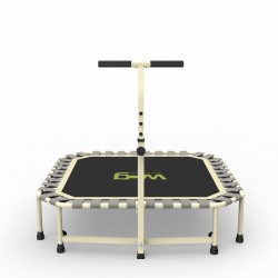 Фітнес-батут для тренувань з ручкою WCG 4Active 1100х110 мм,сірий, код: W-1007-IF