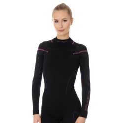 Комплект жіночої термобілизни Brubeck Thermo Black/pink M LS13100A-LE11870A Black/pink-M