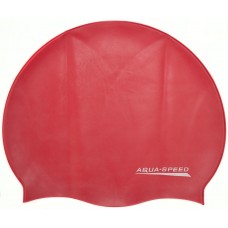 Шапка для плавання Aqua Speed Mono червоний, код: 5908217662057