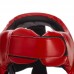 Шлем боксерский открытый Zelart L красный, код: BO-1349_LR-S52