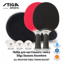Набір для настільного тенісу Stiga Seasons Anywhere (1210-0122-01-1), код: 931834-SVA Набір для настільного тенісу Stiga Seasons Anywhere (1210-0122-01-1), код: 931834-SVA