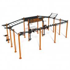 Спортивний комплекс InterAtletika Workout PRO Large-2 8549х5612х3045 мм, код: KF902.12-SM