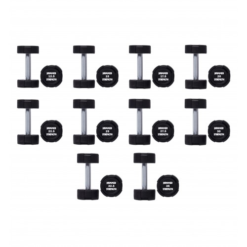 Гантельний ряд Hammer Strength TPU 12.5-35 кг (10 пар), 475 кг, код: 523478-AX