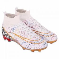 Бутси футбольні з носком PlayGame розмір 44, білий, код: 2077-40-45-1_44