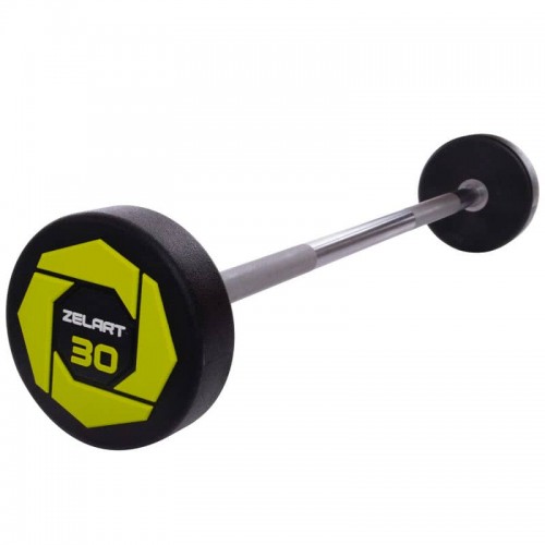 Штанга фіксована пряма Modern Urethane Barbell поліуретанова 30кг, код: TA-2689-30-S52