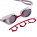 Окуляри для плавання дорослі дзеркальні лінзи MadWave Alien Mirror червоний-сірий, код: M042728