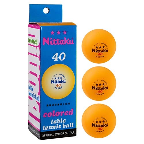 Кульки для настільного тенісу PlayGame Nittaki 3 *, 3 шт, код: NB-1912