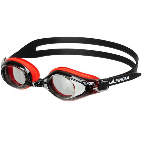 Окуляри для плавання дорослі Yingfa чорний-червоний, код: Y630AF_BKR