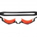 Окуляри для плавання дорослі Yingfa чорний-червоний, код: Y630AF_BKR