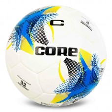 М"яч футзальний Core PU №4, білий-синій, код: FB-7585_BL
