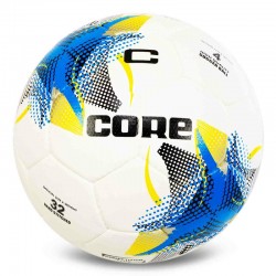 М"яч футзальний Core PU №4, білий-синій, код: FB-7585_BL